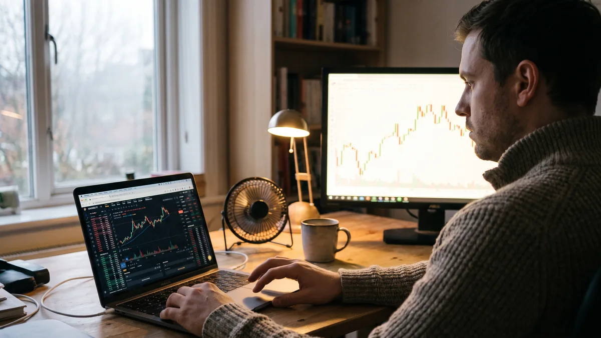 Bitcoin cerca de $75.000 mientras acciones marcan récords